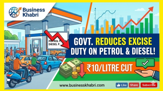 Relief at the Pump? Government Cuts Petrol and Diesel Excise Duty by ₹10 Per Litre