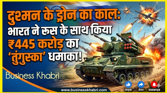 दुश्मन के ड्रोन का काल - भारत ने रूस के साथ किया ₹445 करोड़ का तुंगुस्का धमाका 