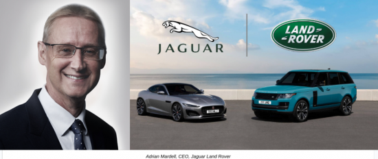 Jaguar Land Rover appoints Adrian Mardell as new CEO