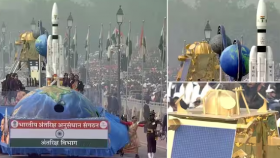  गणतंत्र दिवस पर इसरो की झांकी में जलवा बिखेरते नजर आए  चंद्रयान-3, आदित्य एल-1
