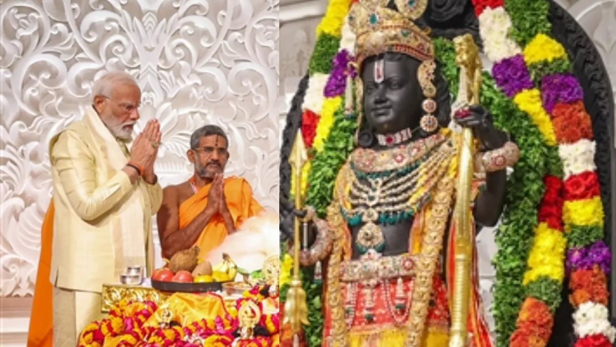 राम मंदिर में बरस रहा भक्तो का प्यार